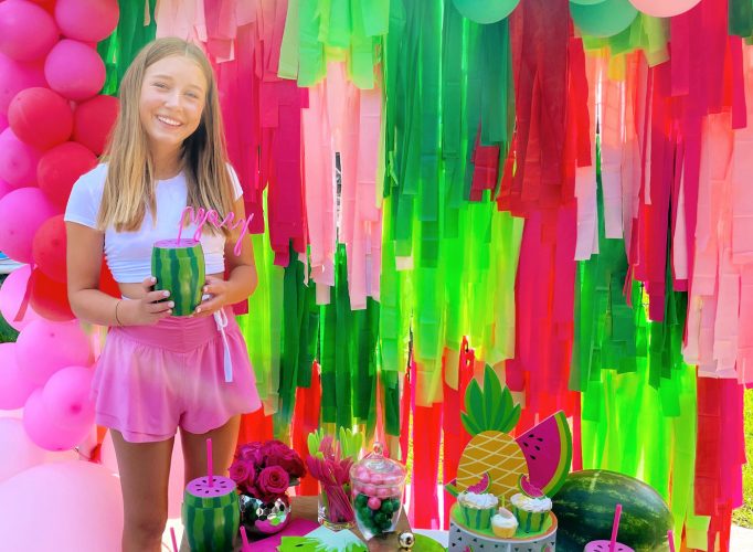 Watermelon Fringe Party Backdrop
