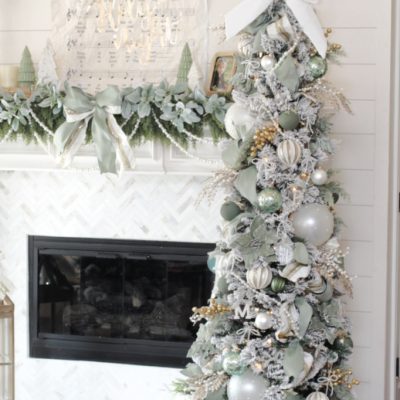 Elegant Pearl Themed Christmas Tree Decor