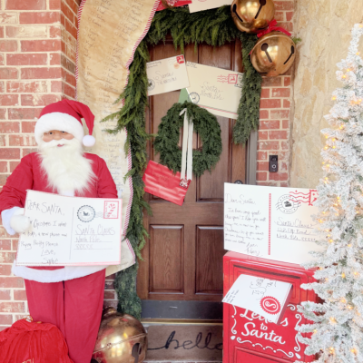 Letters to Santa Front Porch Display