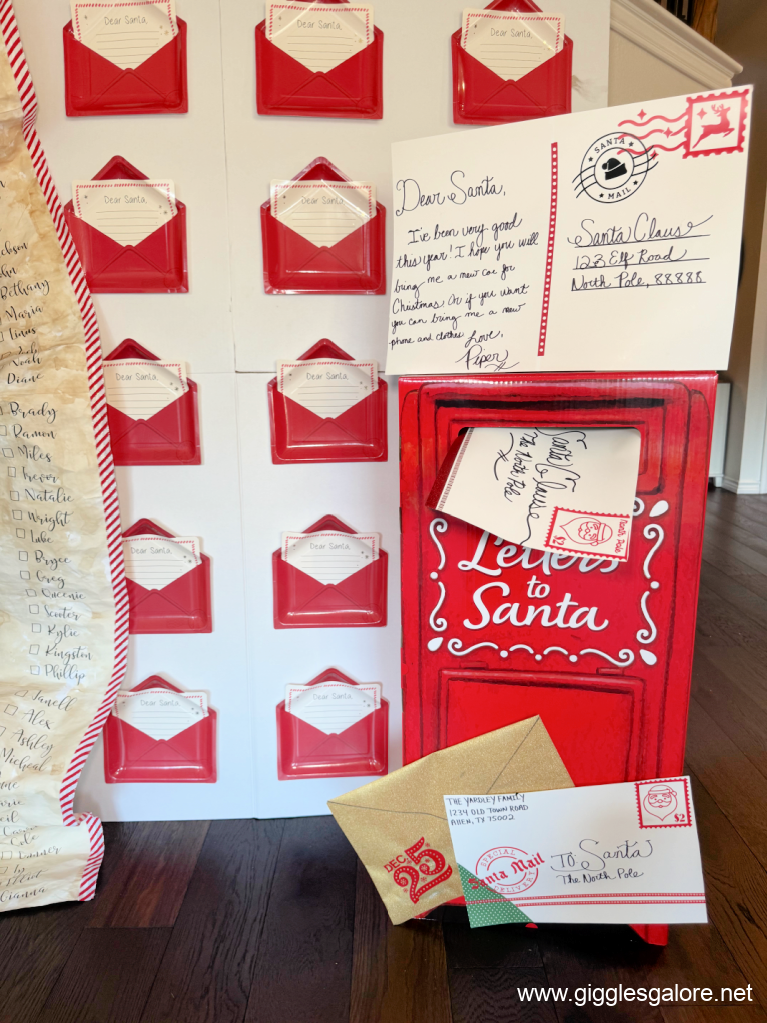 Santa Letters Backdrop Santa Letters Backdrop