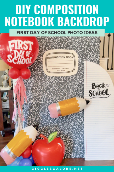 DIY COMPOSITION NOTEBOOK BACKDROP PINTEREST